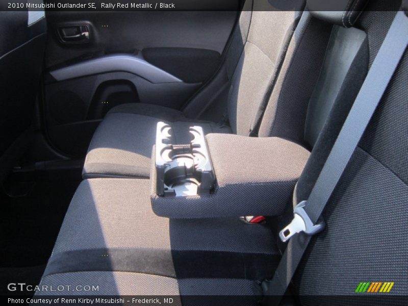 Rally Red Metallic / Black 2010 Mitsubishi Outlander SE
