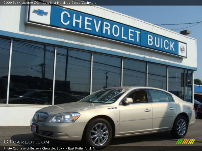 Gold Mist Metallic / Cocoa/Cashmere 2009 Buick Lucerne CXL