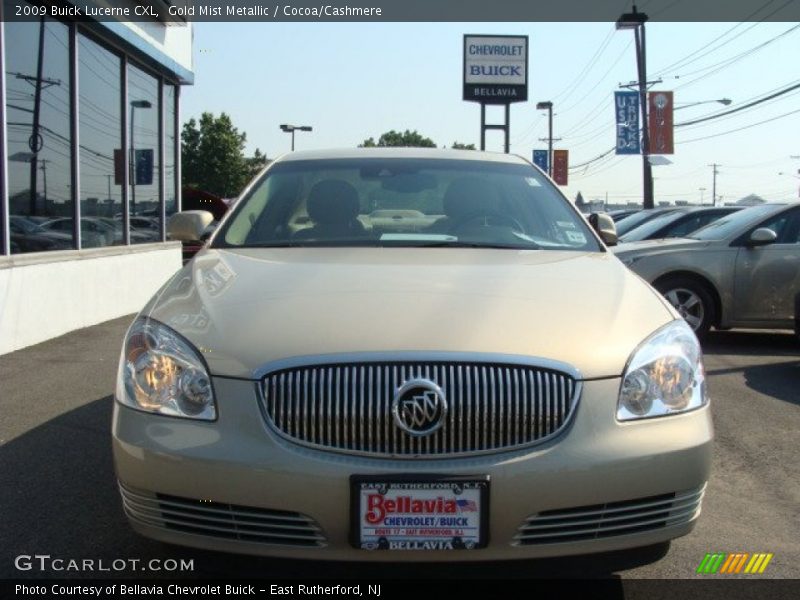 Gold Mist Metallic / Cocoa/Cashmere 2009 Buick Lucerne CXL