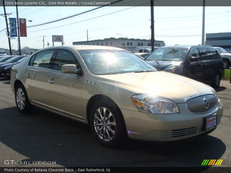 Gold Mist Metallic / Cocoa/Cashmere 2009 Buick Lucerne CXL