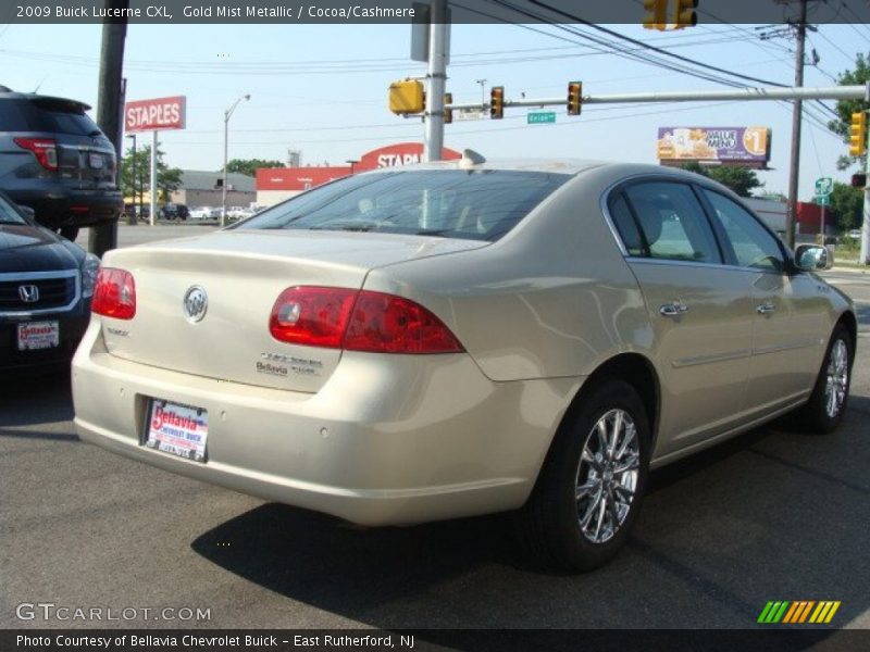 Gold Mist Metallic / Cocoa/Cashmere 2009 Buick Lucerne CXL