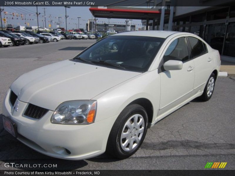 Dover White Pearl / Gray 2006 Mitsubishi Galant ES