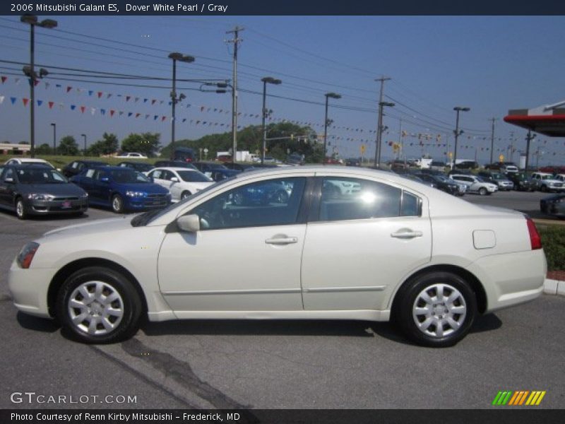 Dover White Pearl / Gray 2006 Mitsubishi Galant ES
