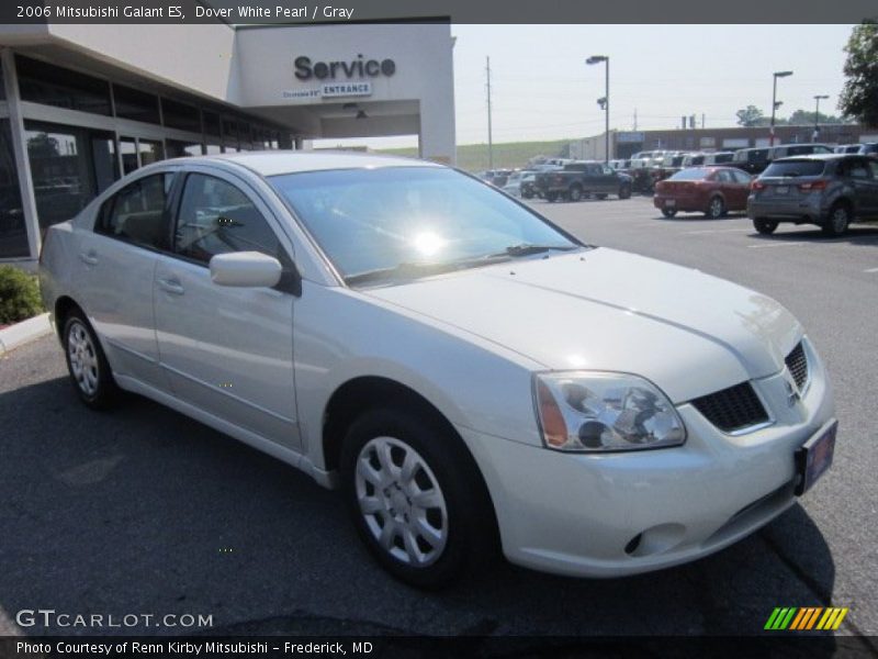 Dover White Pearl / Gray 2006 Mitsubishi Galant ES