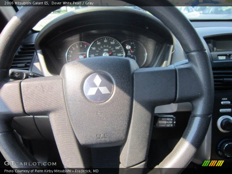 Dover White Pearl / Gray 2006 Mitsubishi Galant ES