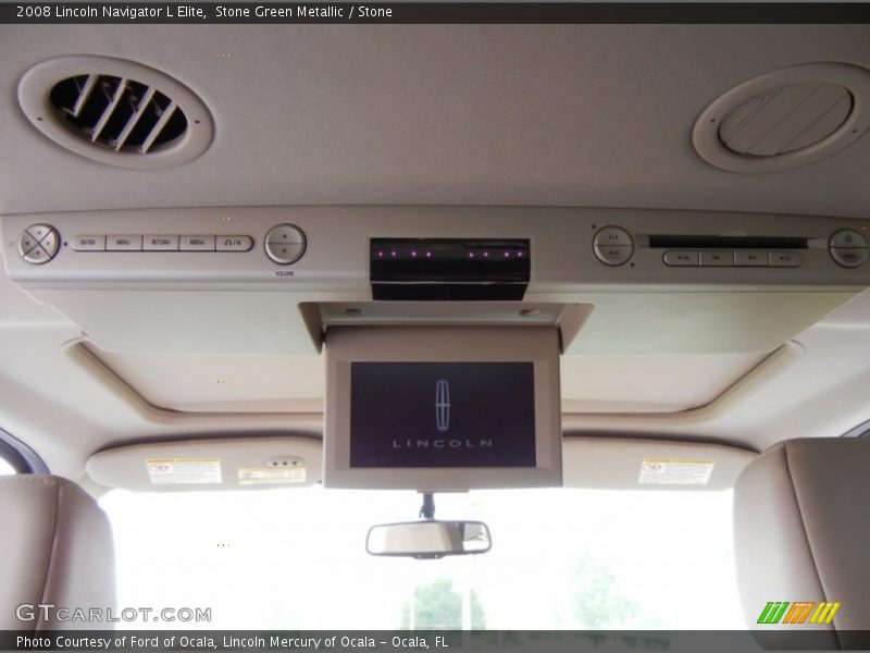 Stone Green Metallic / Stone 2008 Lincoln Navigator L Elite