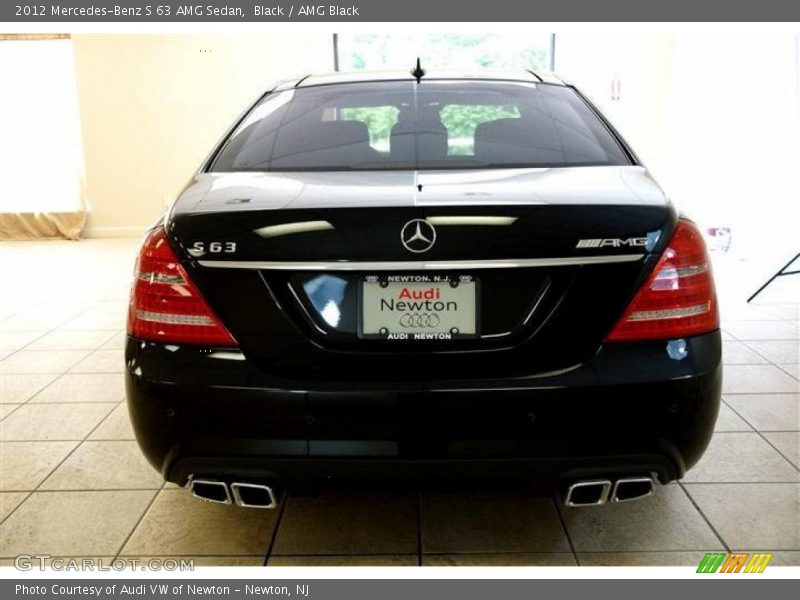 Black / AMG Black 2012 Mercedes-Benz S 63 AMG Sedan