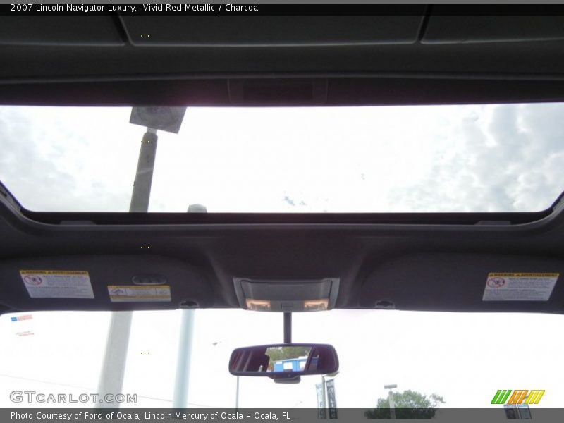 Vivid Red Metallic / Charcoal 2007 Lincoln Navigator Luxury