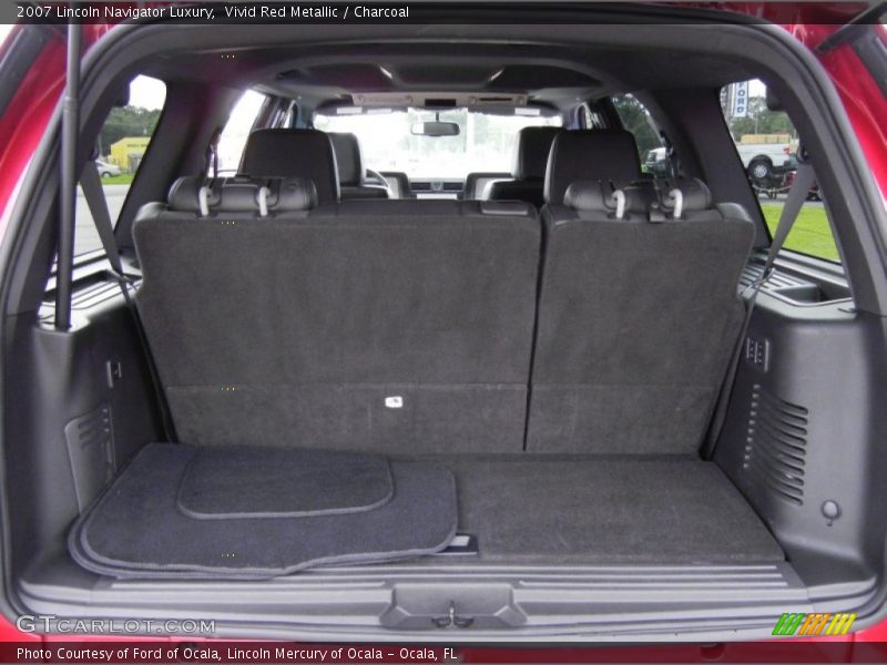 Vivid Red Metallic / Charcoal 2007 Lincoln Navigator Luxury