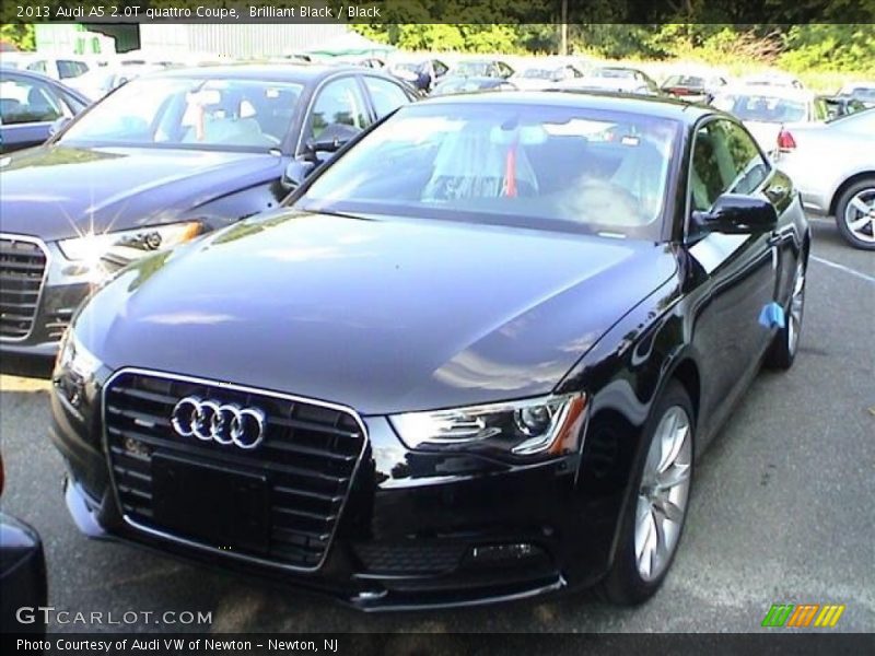 Brilliant Black / Black 2013 Audi A5 2.0T quattro Coupe