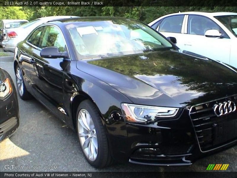 Brilliant Black / Black 2013 Audi A5 2.0T quattro Coupe