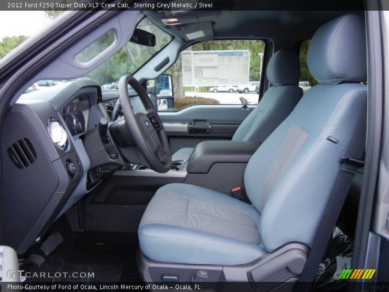 Front Seat of 2012 F250 Super Duty XLT Crew Cab