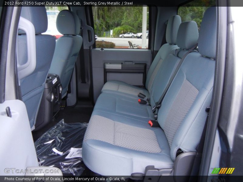 Rear Seat of 2012 F250 Super Duty XLT Crew Cab