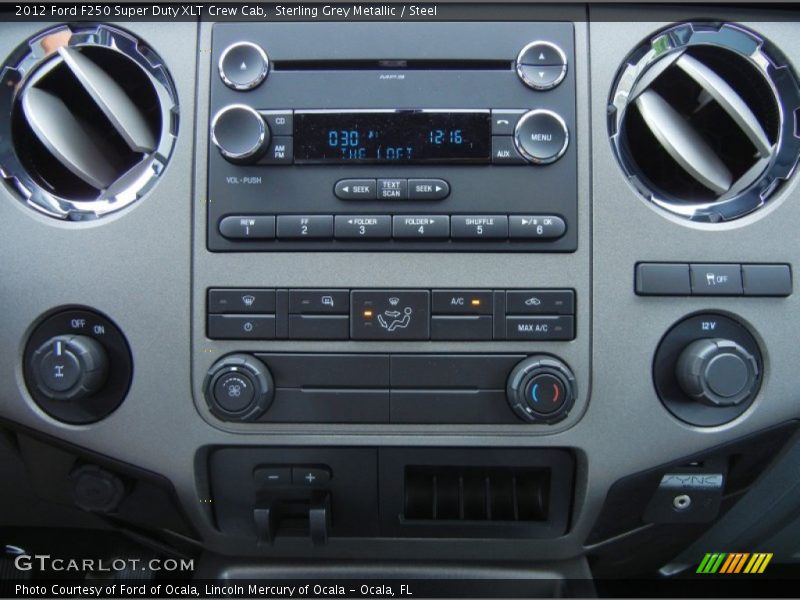 Controls of 2012 F250 Super Duty XLT Crew Cab