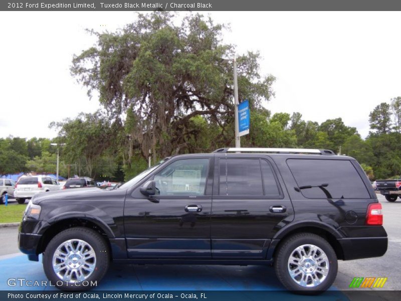 Tuxedo Black Metallic / Charcoal Black 2012 Ford Expedition Limited