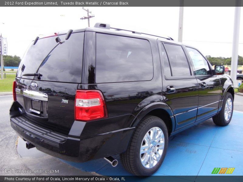 Tuxedo Black Metallic / Charcoal Black 2012 Ford Expedition Limited