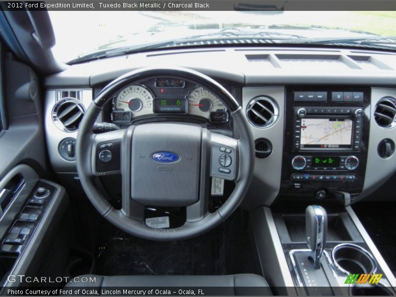 Tuxedo Black Metallic / Charcoal Black 2012 Ford Expedition Limited