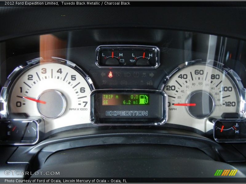 Tuxedo Black Metallic / Charcoal Black 2012 Ford Expedition Limited