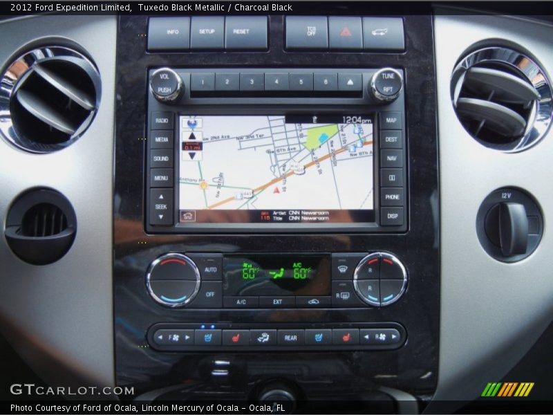 Tuxedo Black Metallic / Charcoal Black 2012 Ford Expedition Limited