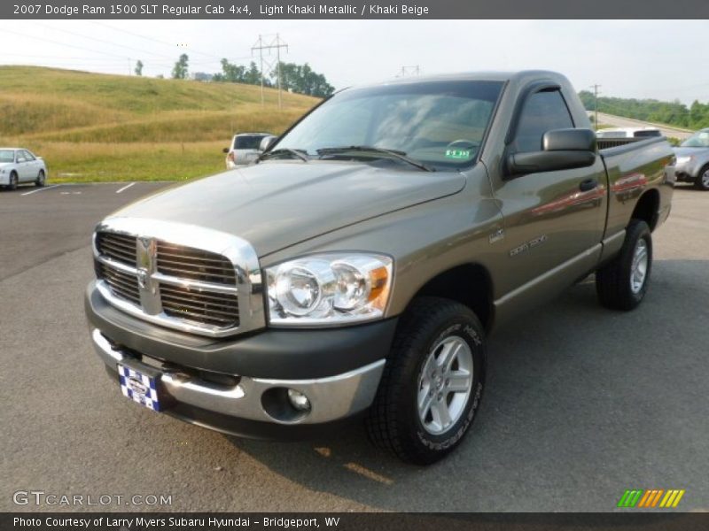 Light Khaki Metallic / Khaki Beige 2007 Dodge Ram 1500 SLT Regular Cab 4x4
