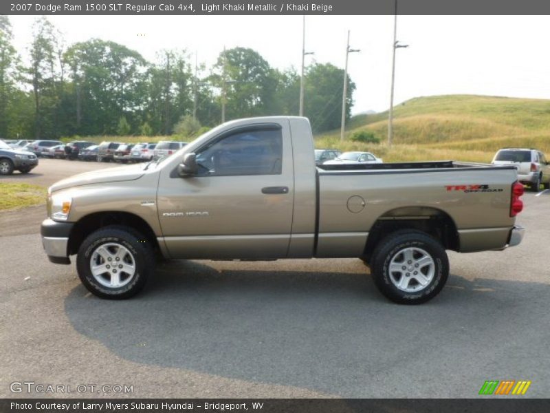 Light Khaki Metallic / Khaki Beige 2007 Dodge Ram 1500 SLT Regular Cab 4x4