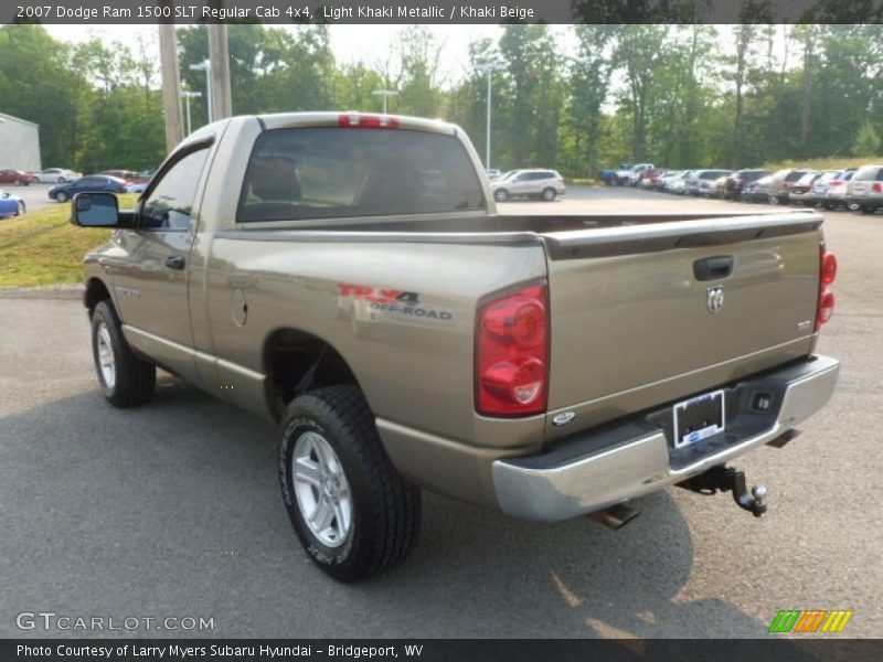 Light Khaki Metallic / Khaki Beige 2007 Dodge Ram 1500 SLT Regular Cab 4x4