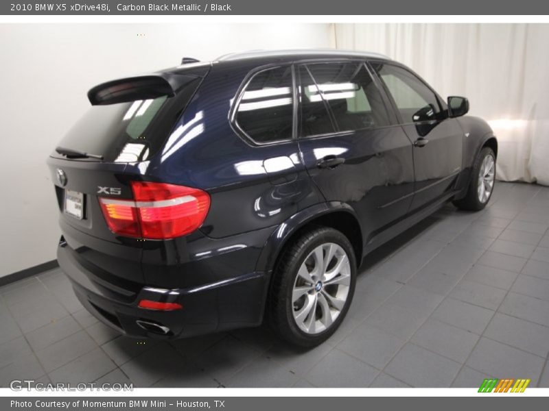 Carbon Black Metallic / Black 2010 BMW X5 xDrive48i