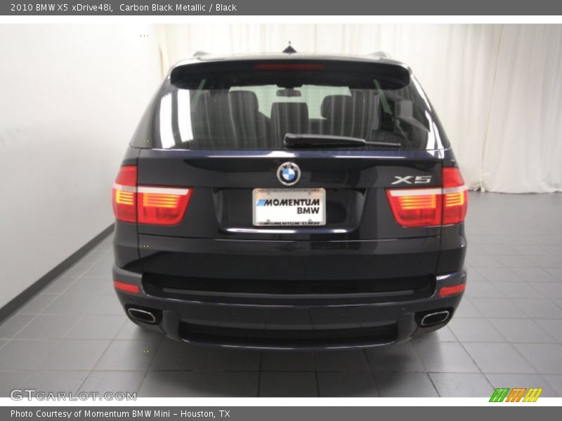 Carbon Black Metallic / Black 2010 BMW X5 xDrive48i