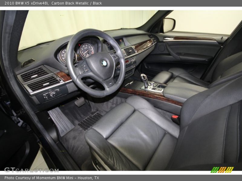 Black Interior - 2010 X5 xDrive48i 