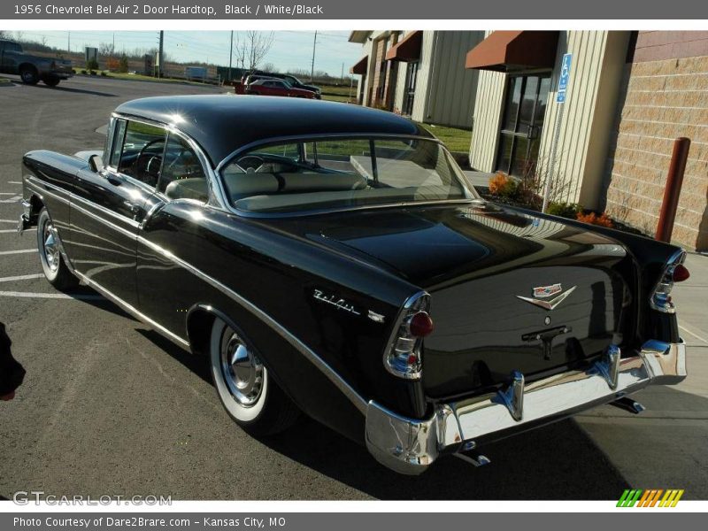 Black / White/Black 1956 Chevrolet Bel Air 2 Door Hardtop