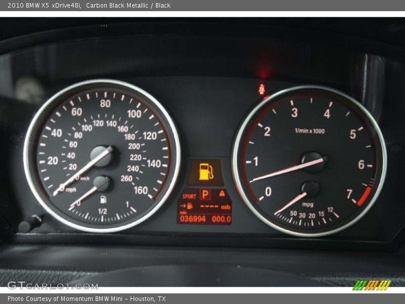  2010 X5 xDrive48i xDrive48i Gauges