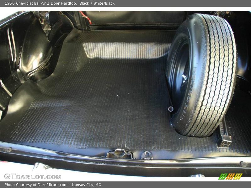Black / White/Black 1956 Chevrolet Bel Air 2 Door Hardtop