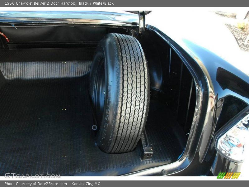 Black / White/Black 1956 Chevrolet Bel Air 2 Door Hardtop