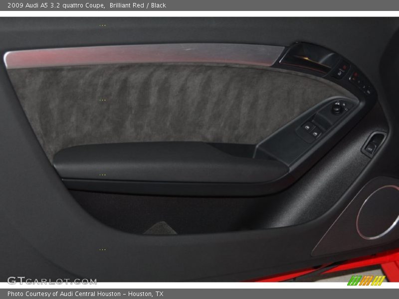 Brilliant Red / Black 2009 Audi A5 3.2 quattro Coupe