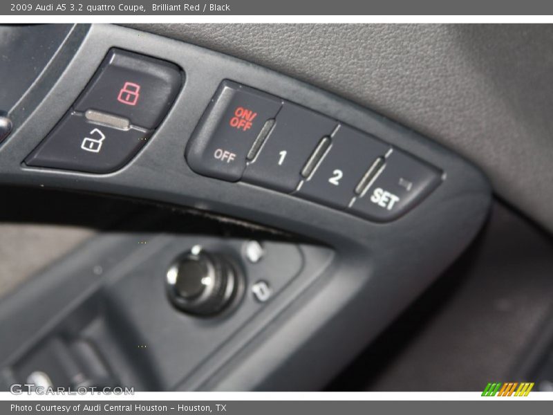 Brilliant Red / Black 2009 Audi A5 3.2 quattro Coupe
