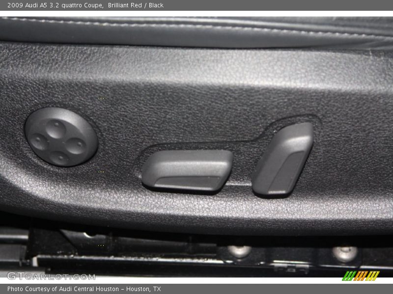 Brilliant Red / Black 2009 Audi A5 3.2 quattro Coupe