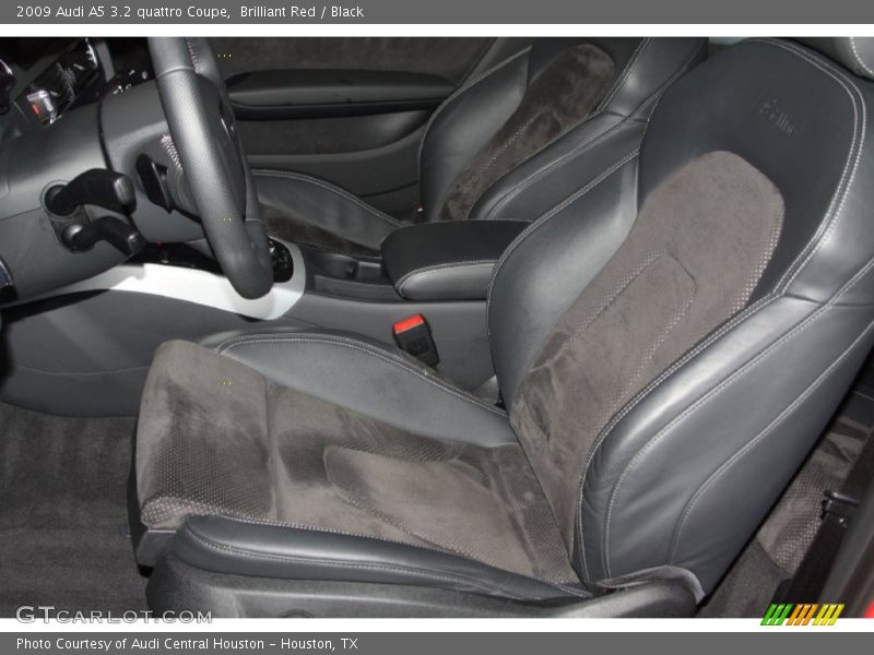 Brilliant Red / Black 2009 Audi A5 3.2 quattro Coupe