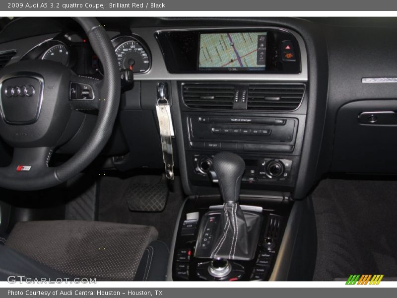 Brilliant Red / Black 2009 Audi A5 3.2 quattro Coupe