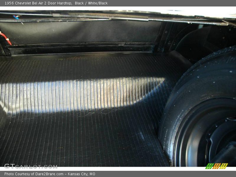 Black / White/Black 1956 Chevrolet Bel Air 2 Door Hardtop