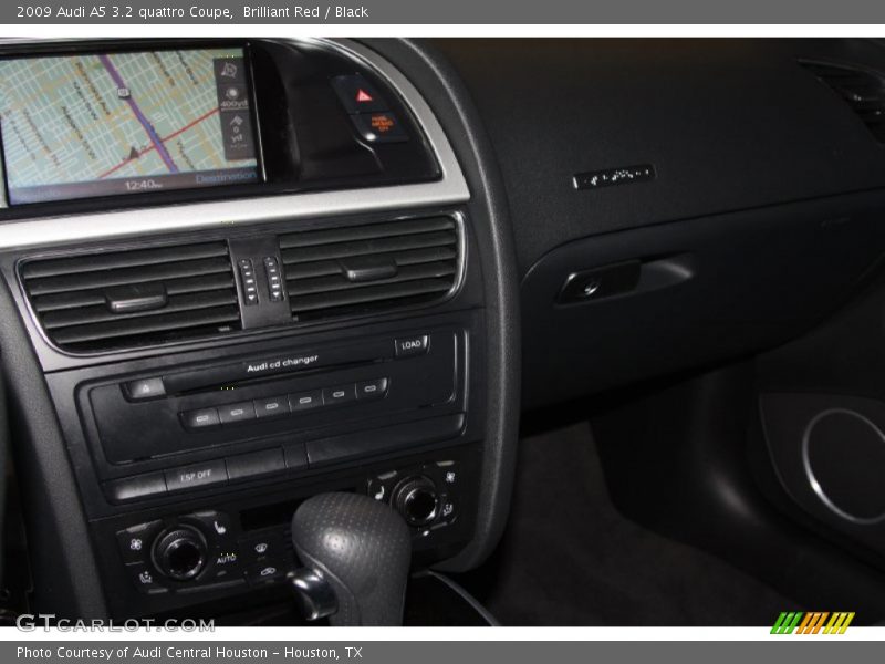 Brilliant Red / Black 2009 Audi A5 3.2 quattro Coupe