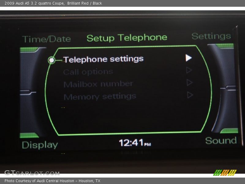 Brilliant Red / Black 2009 Audi A5 3.2 quattro Coupe