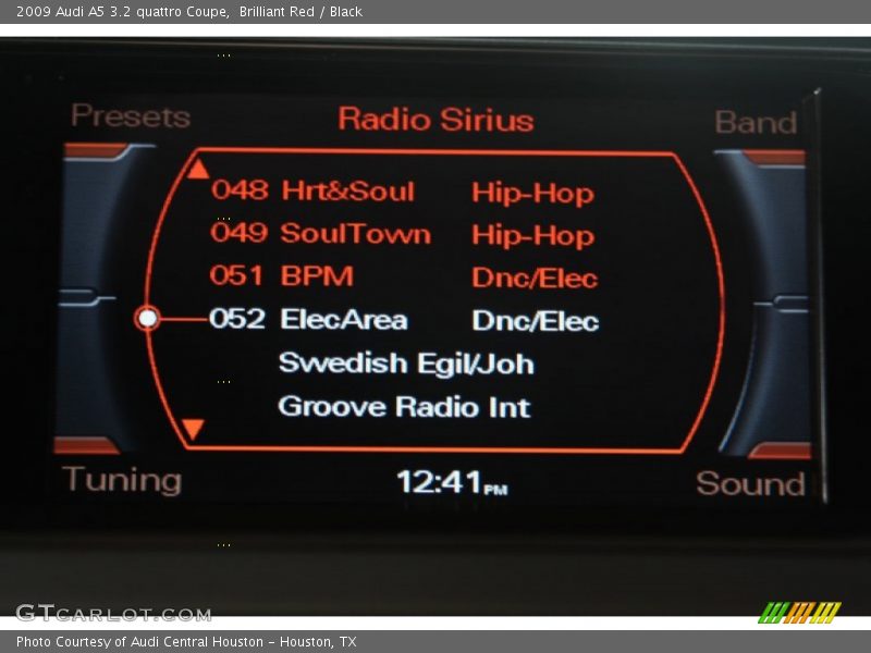 Brilliant Red / Black 2009 Audi A5 3.2 quattro Coupe
