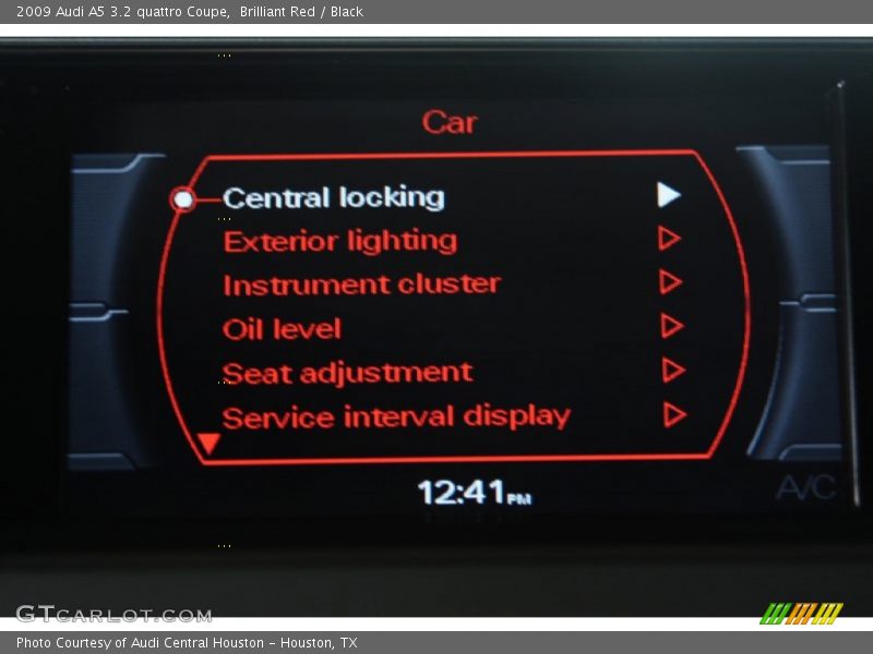 Brilliant Red / Black 2009 Audi A5 3.2 quattro Coupe