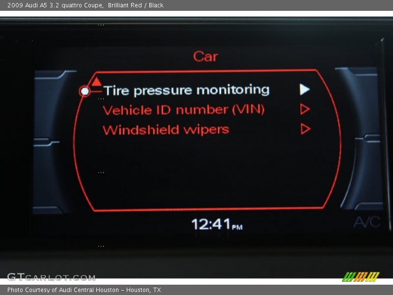Brilliant Red / Black 2009 Audi A5 3.2 quattro Coupe
