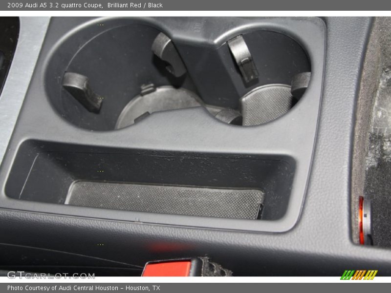 Brilliant Red / Black 2009 Audi A5 3.2 quattro Coupe