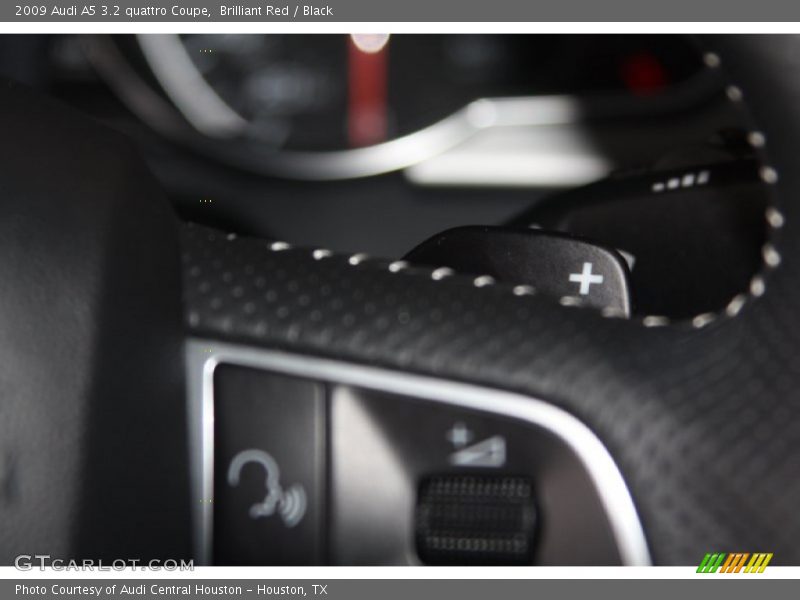 Brilliant Red / Black 2009 Audi A5 3.2 quattro Coupe
