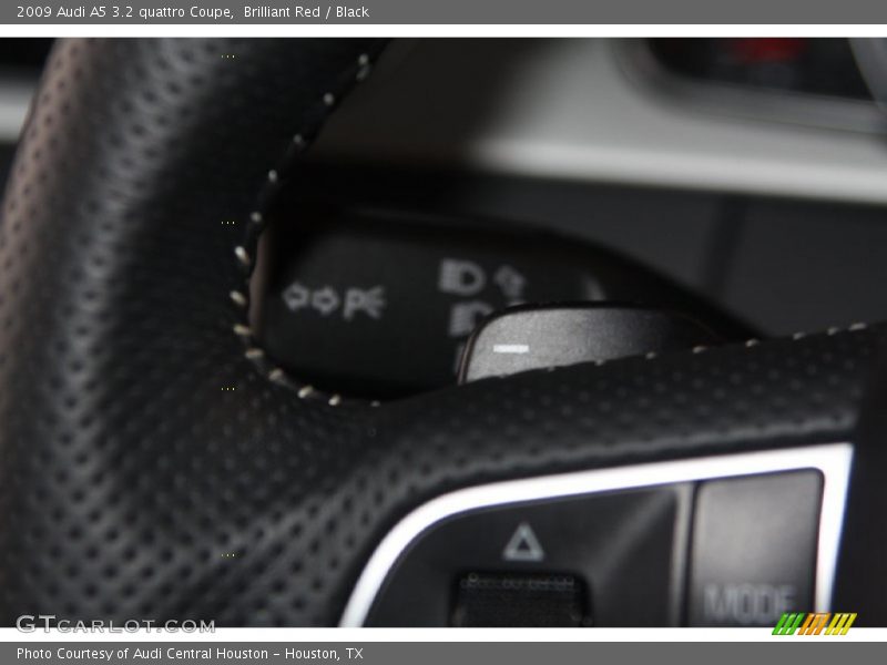 Brilliant Red / Black 2009 Audi A5 3.2 quattro Coupe