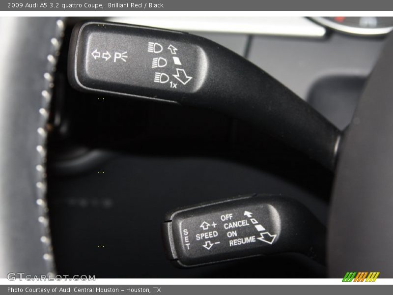 Brilliant Red / Black 2009 Audi A5 3.2 quattro Coupe