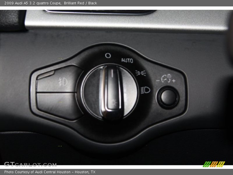 Brilliant Red / Black 2009 Audi A5 3.2 quattro Coupe