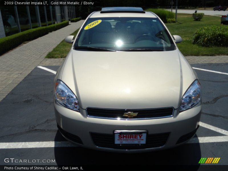 Gold Mist Metallic / Ebony 2009 Chevrolet Impala LT